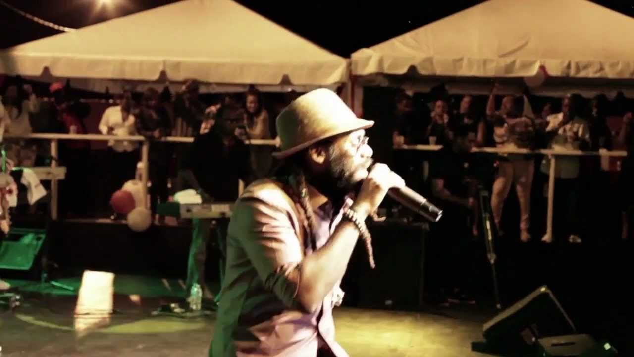 Tarrus Riley, Dean Fraser & The Blak Soil Band - Performance in Bahamas - All About Love - Feb 2013