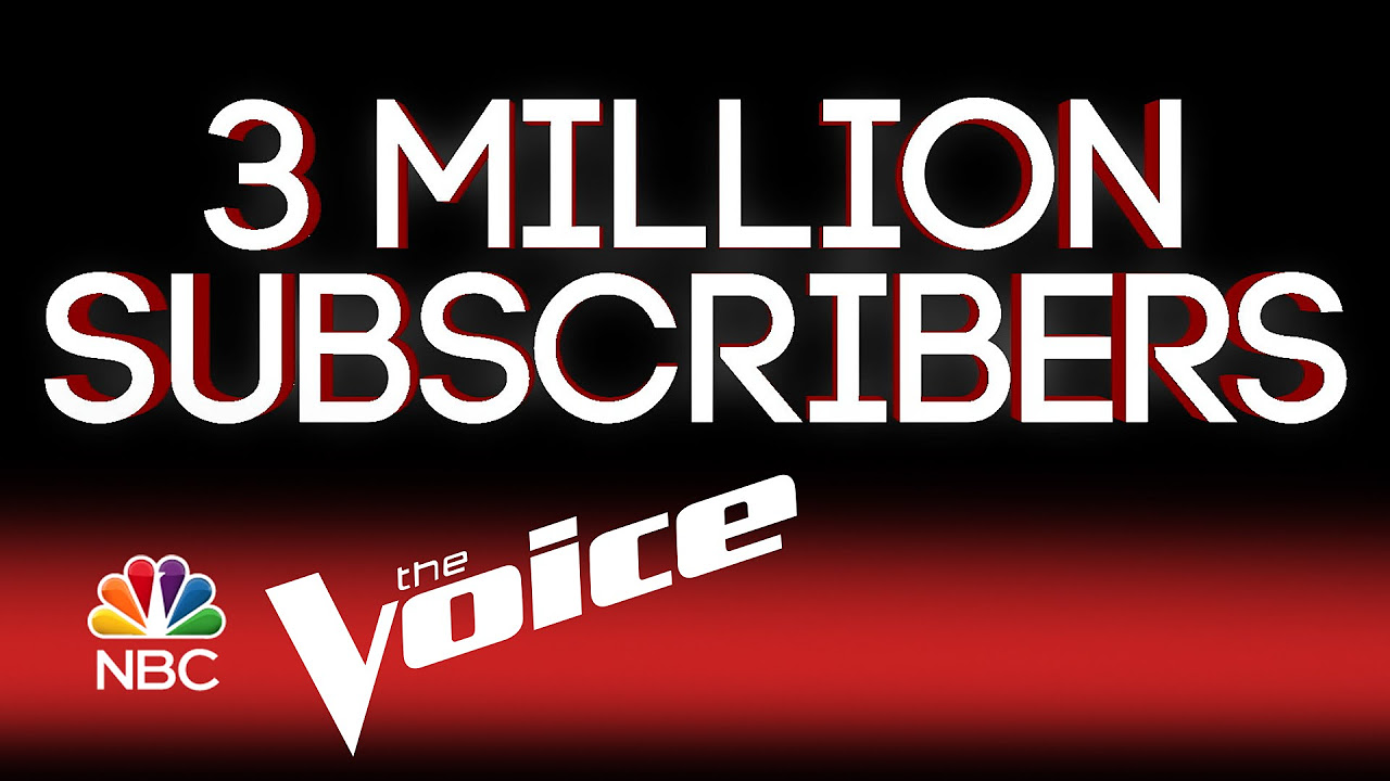 The Voice 2015 - Three-Peat for 3 Million Subscribers!