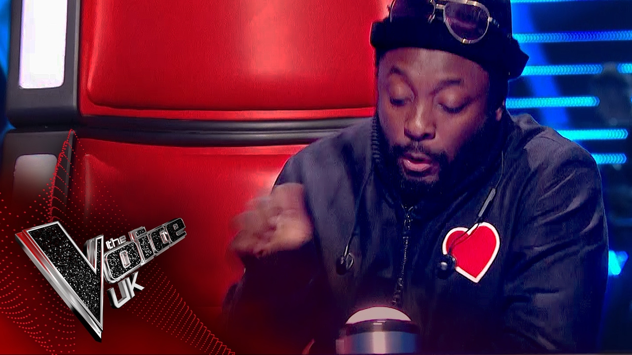 will.i.am Accidentally Presses His Button! | The Voice UK 2017