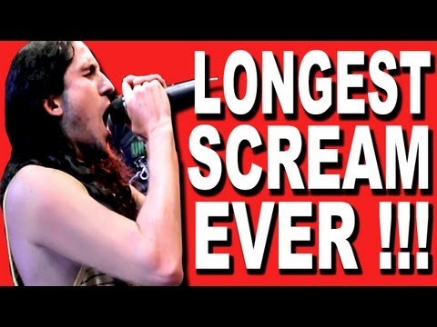 THE LONGEST SCREAM EVER!?! (56 Seconds)