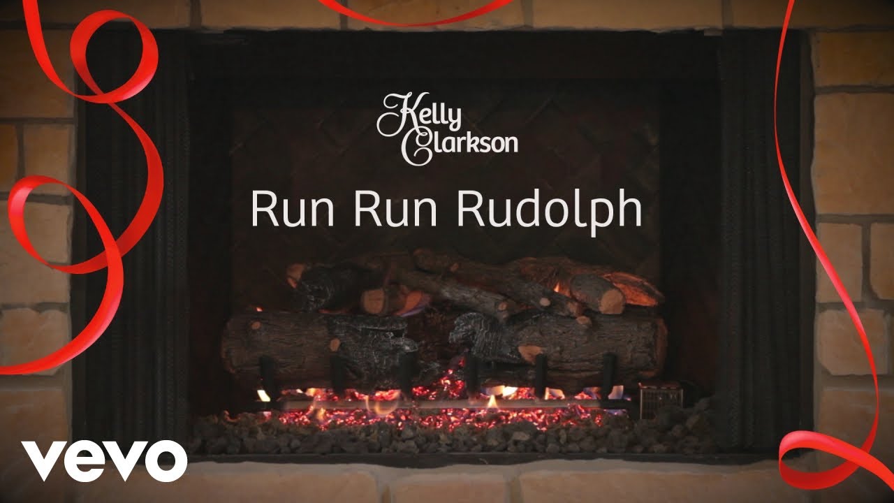 Kelly Clarkson - Run Run Rudolph (Kelly's 'Wrapped in Red' Yule Log Series)