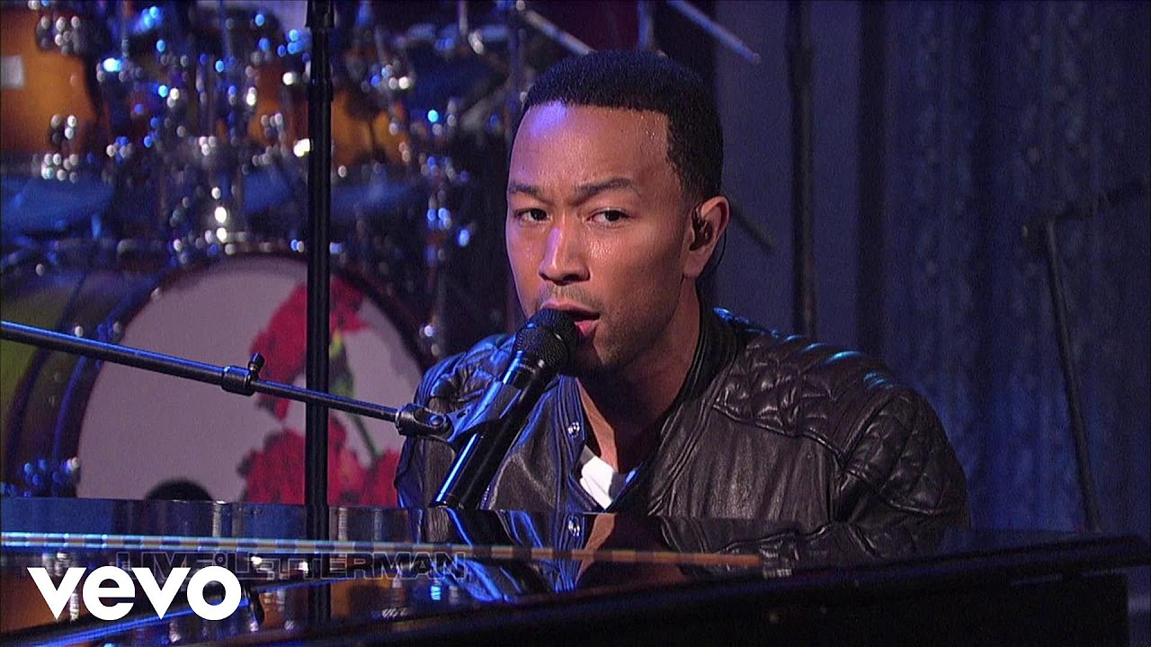 John Legend - Save Room (Live on Letterman)