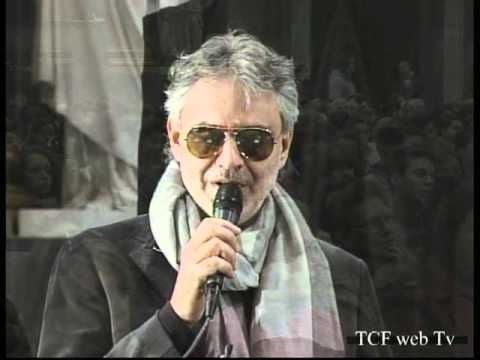 Andrea Bocelli - incontro pubblico per Roméo et Juliette