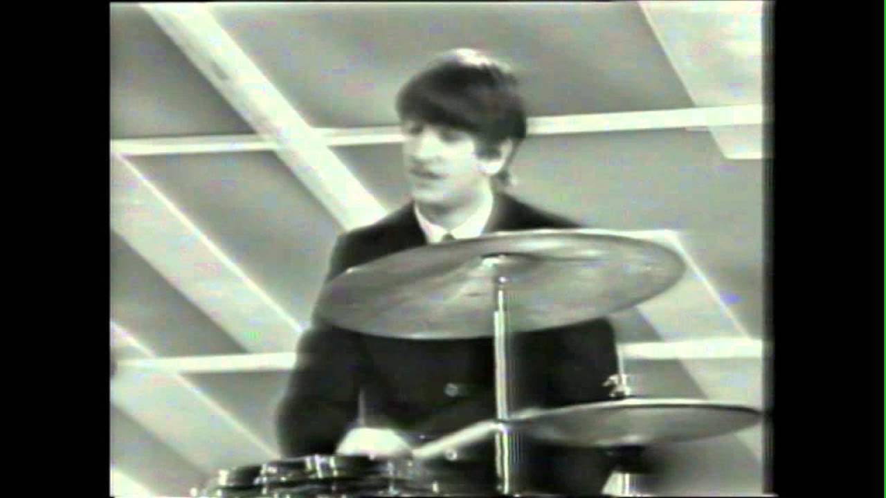 The Beatles on the Ed Sullivan Show, 9th February 1964, performing "I Want To Hold Your Hand"