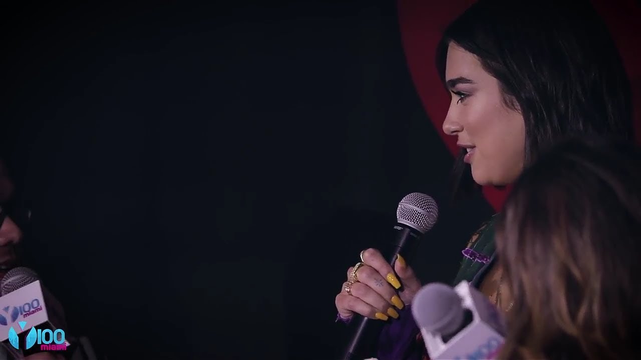 Dua Lipa talks about performing in Arenas & Adele
