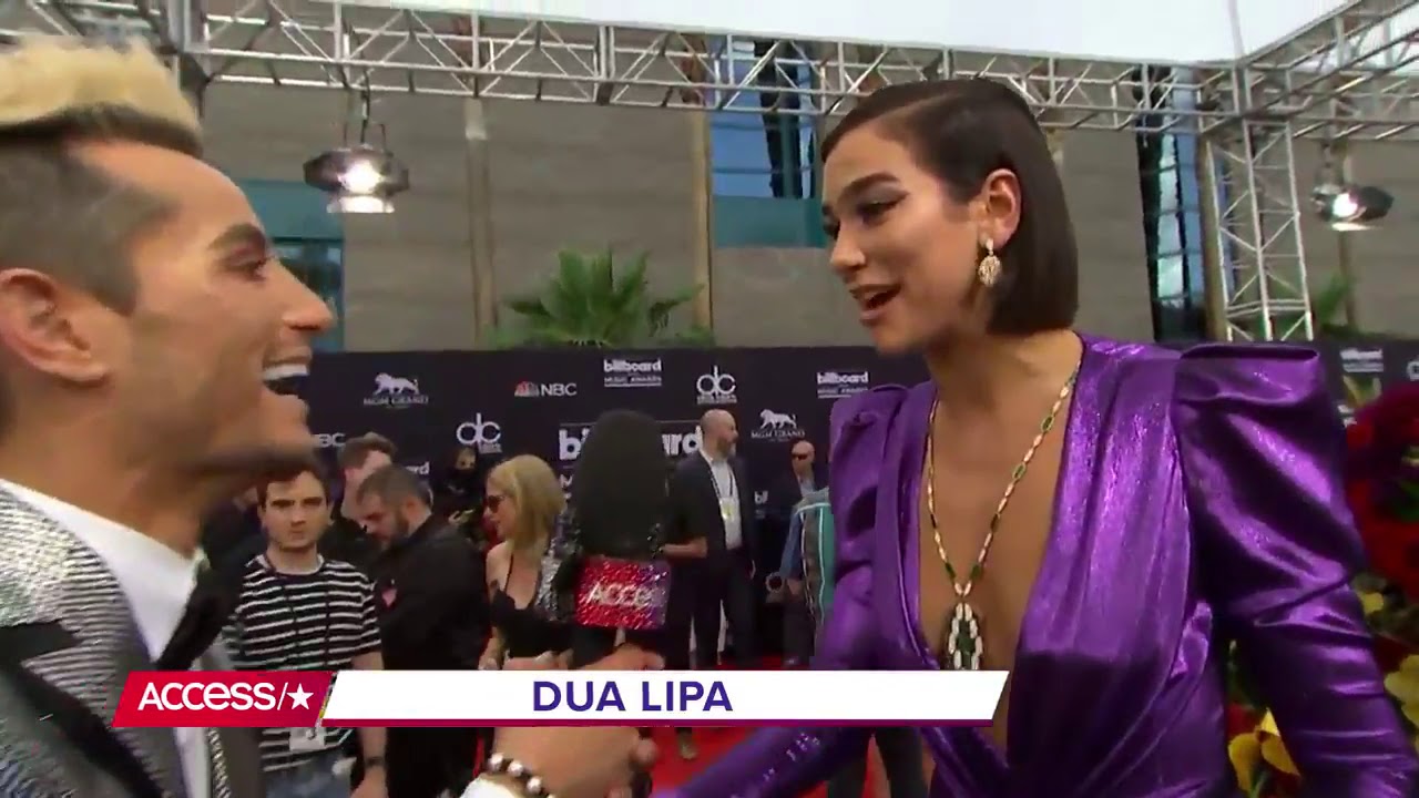 Dua Lipa Interviewed by Ariana Grande's Brother at BBMAs