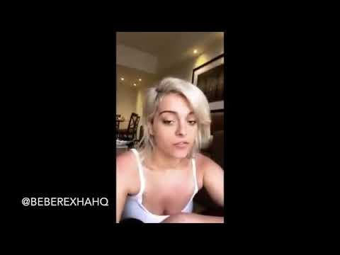Bebe Rexha Praising Dua Lipa on her IG Live