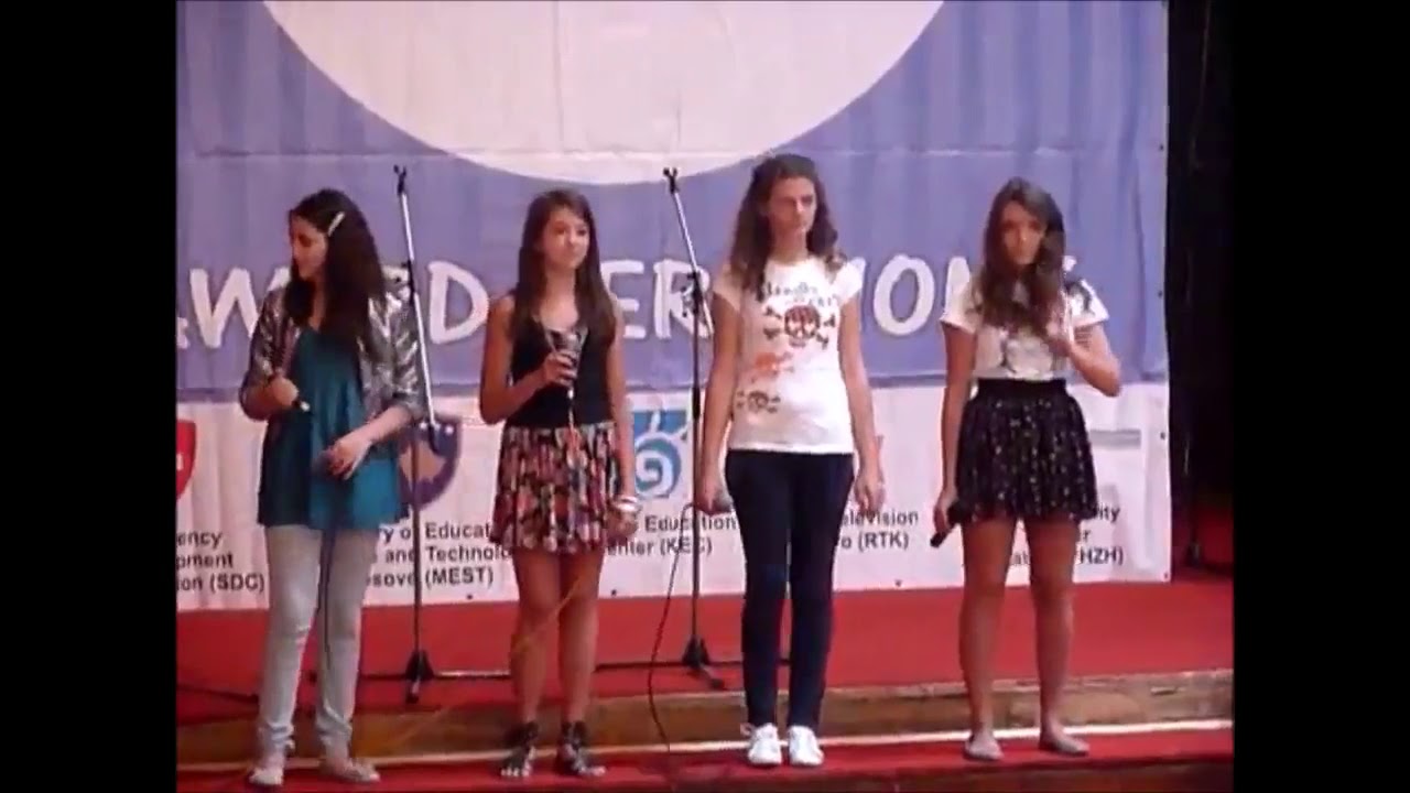 14 year old Dua Lipa sings "We are The World" by Michael Jackson in 2010