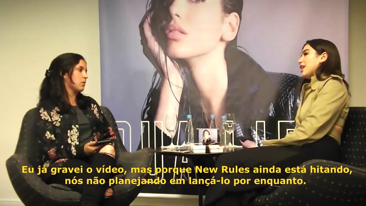 Dua Lipa talking about IDGAF Music Video