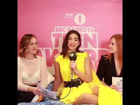 Dua Lipa Answers Some Questions at BBC Radio 1 Teen Awards