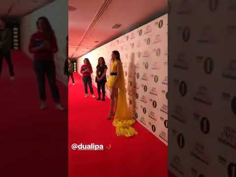 Dua Lipa at The Red Carpet of BBC RADIO 1 TEEN AWARDS 2017