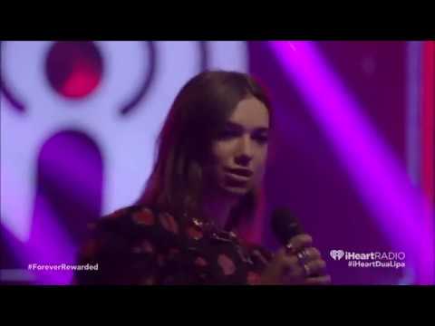 Dua Lipa Performs "Dreams/No Lie" at iHeart Radio Festival 2017