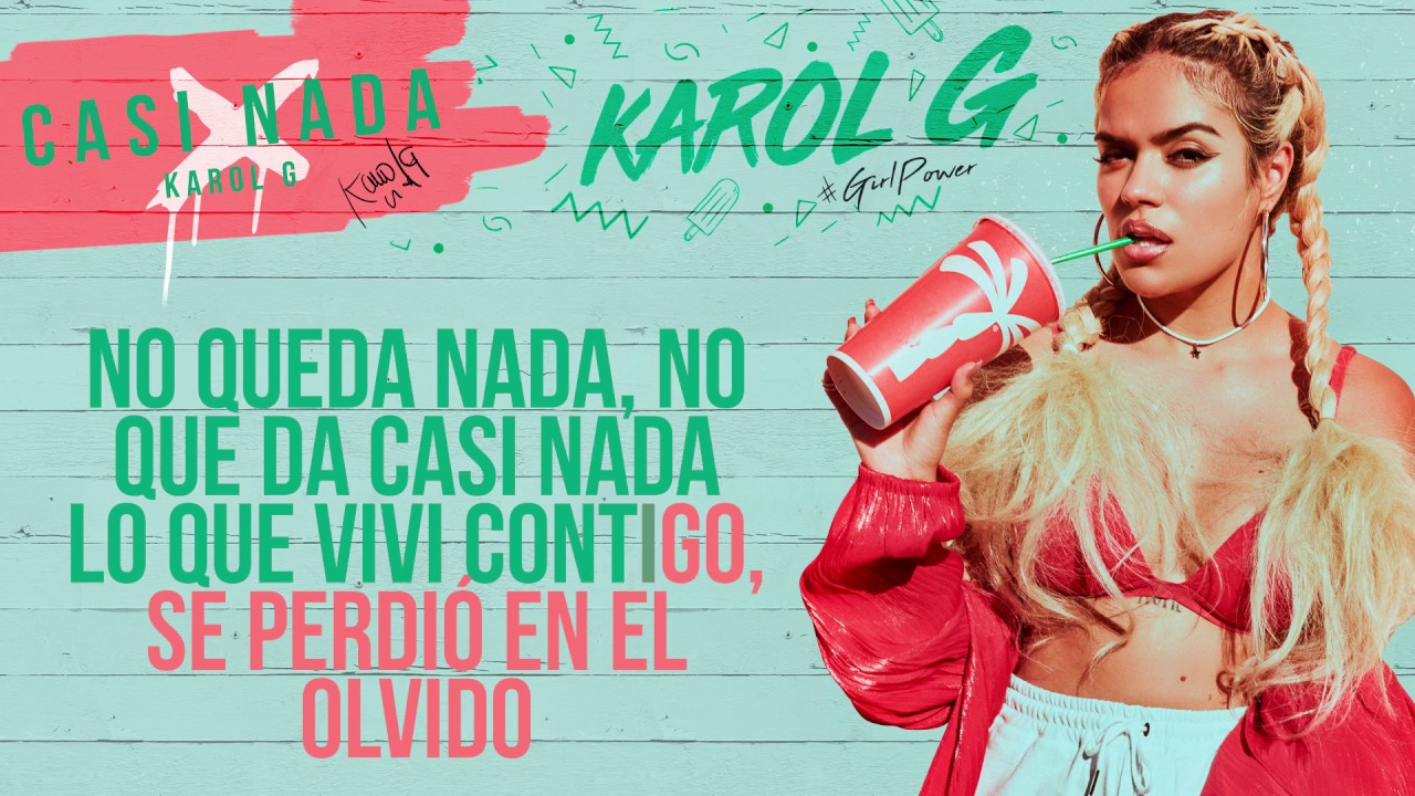 Karol G - Casi Nada [ Karaoke]