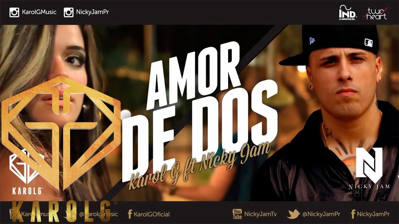 Karol G Ft Nicky Jam - Amor de Dos @KarolgMusic @NickyJamPr ( Audio Oficial ) Reggaeton Nuevo 2013