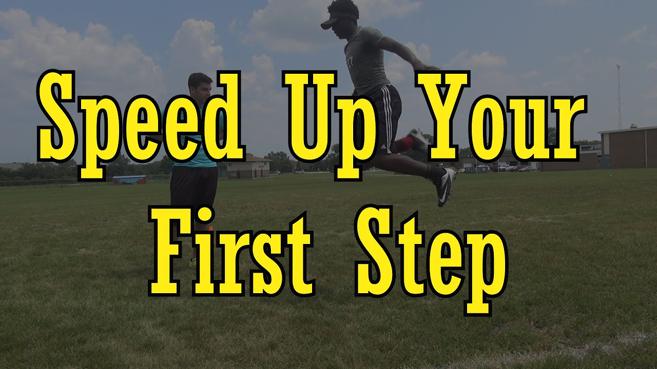 How To "Run Faster" - "Drop Your 40 Time" and Improve "First Step Quickness"