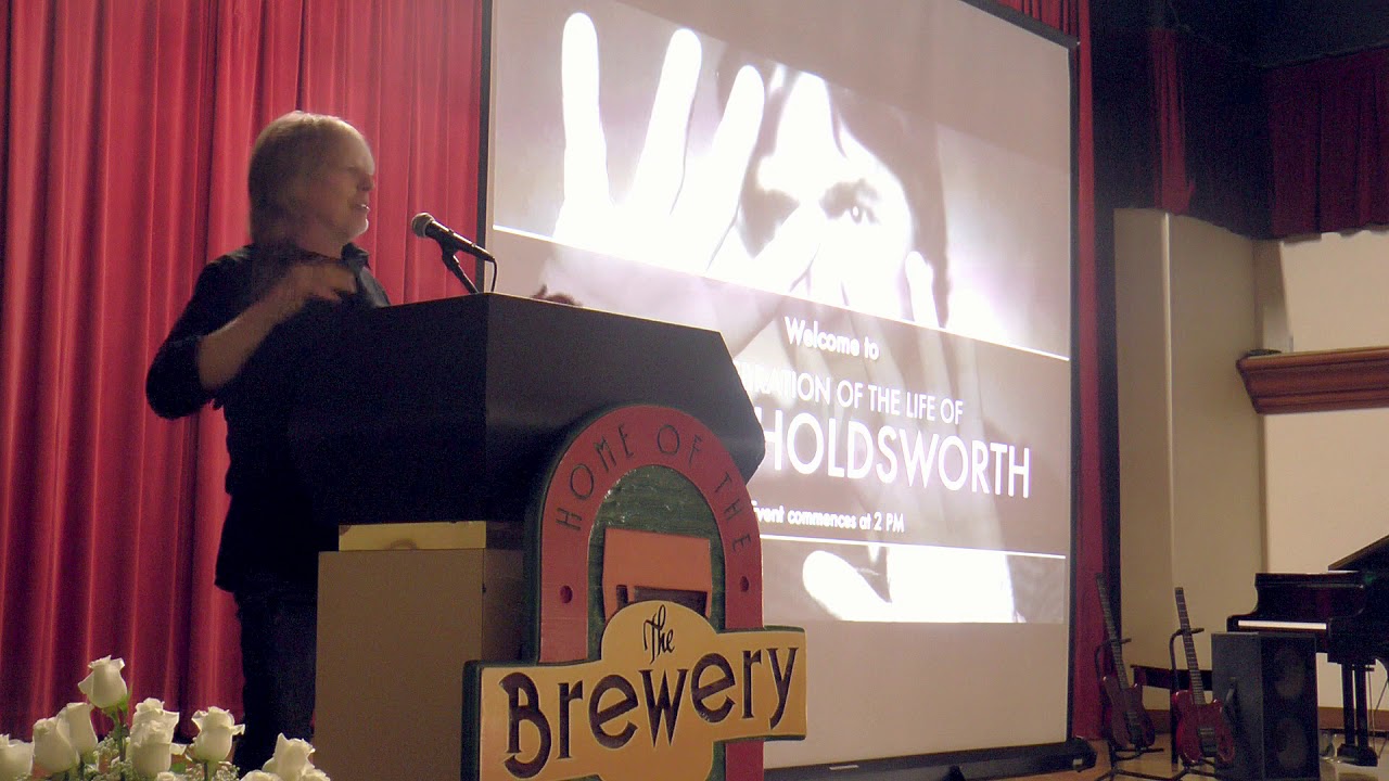 Steve Hunt Speaks at "A Celebration of the Life of Allan Holdsworth"