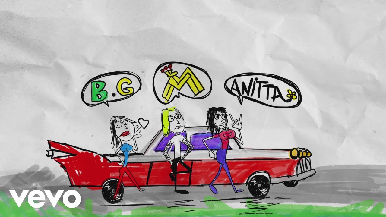 Maluma, Becky G, Anitta - Mala Mía (Remix - Lyric Video)