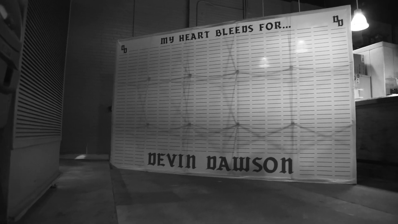 Devin Dawson - My Heart Bleeds For... (Tour Backdrop)