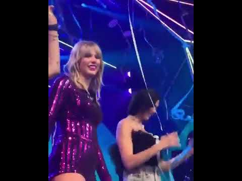 Dua Lipa and Taylor Swift at Amazon Primes Day Concert