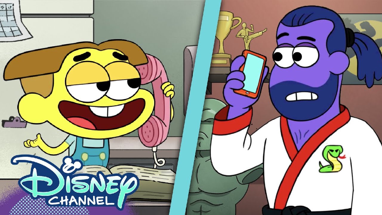 Cricket Calls a Karate School! | Random Rings | Big City Greens | Disney Channel