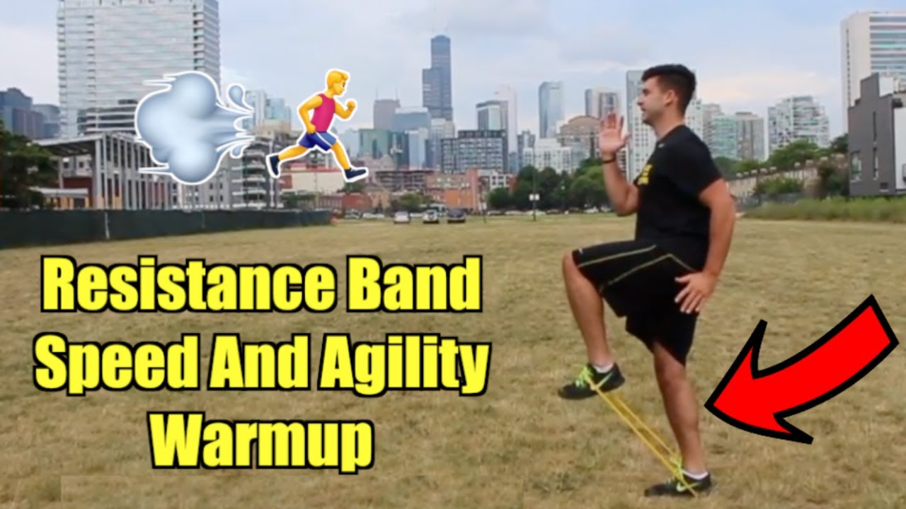 Resistance Band Speed And Agility Warmup! (EXPLOSIVENESS!)