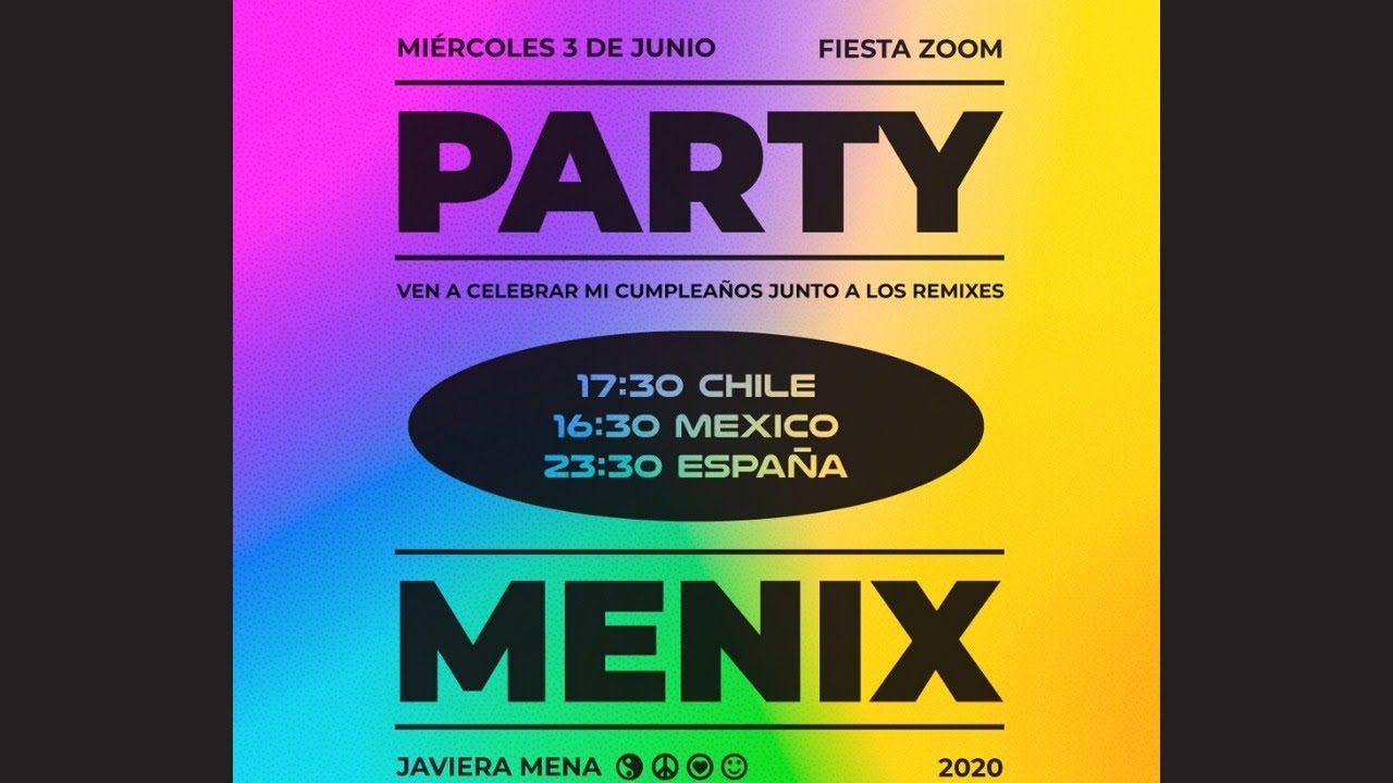 Party Menix LIVE - Javiera Mena