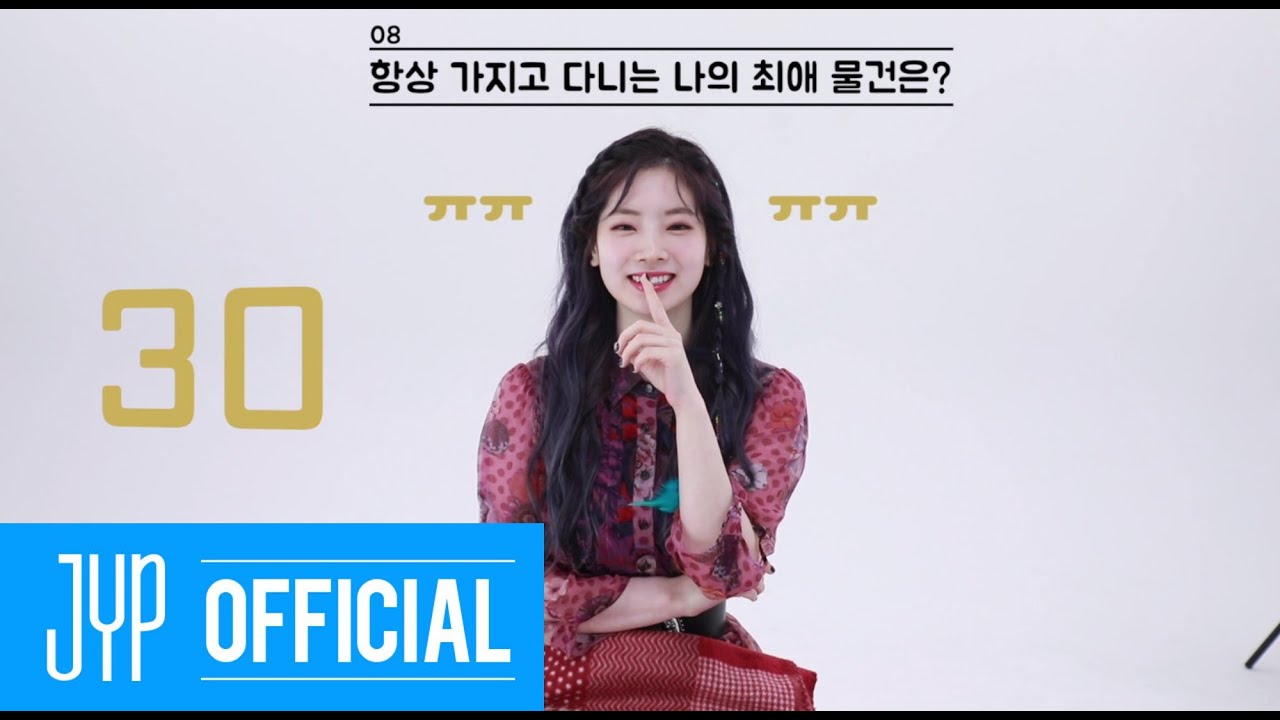 TWICE “MORE & MORE” 60 Seconds Speed Interview_ DAHYUN