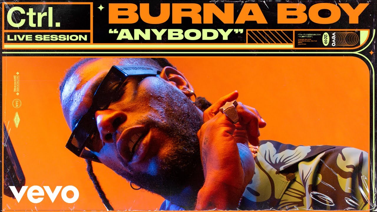 Burna Boy - "Anybody" Live Session | Vevo Ctrl