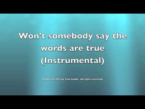 Won't somebody say the words are true (instrumental)