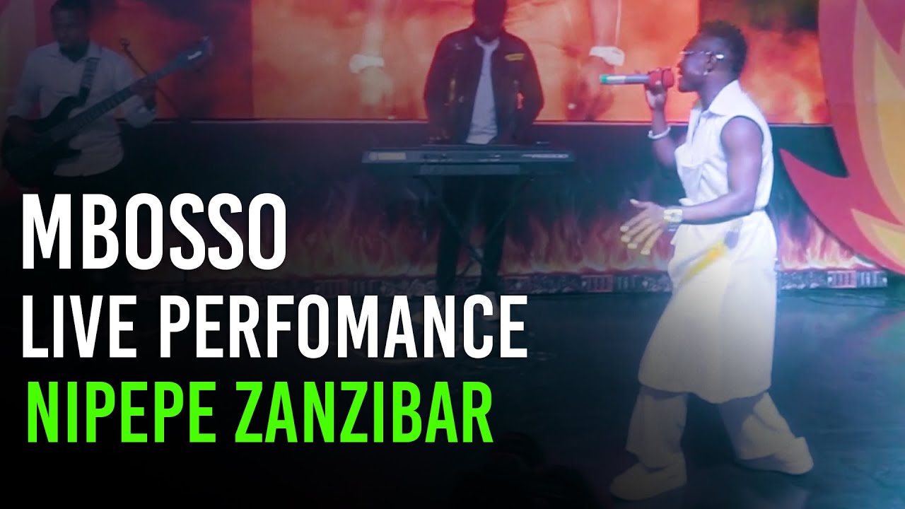 Mbosso live perfomance Nipepe Zanzibar