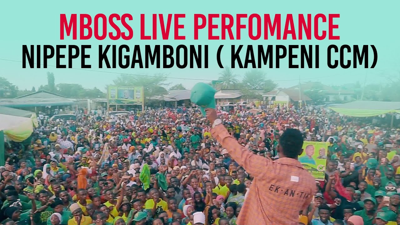 Mbosso live perfomance Nipepe Kigamboni ( kampeni ccm )
