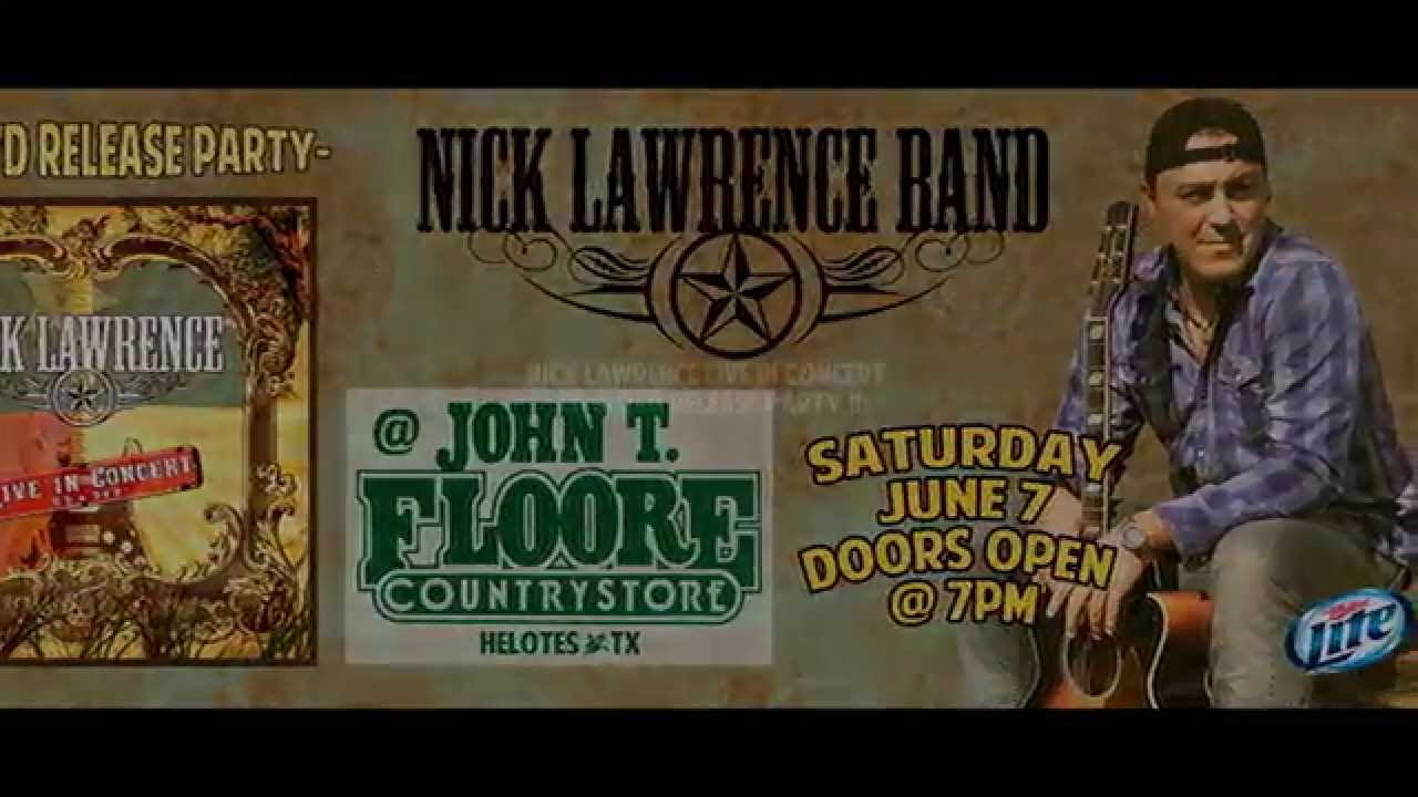 Nick Lawrence Band CD & DVD Release Commercial