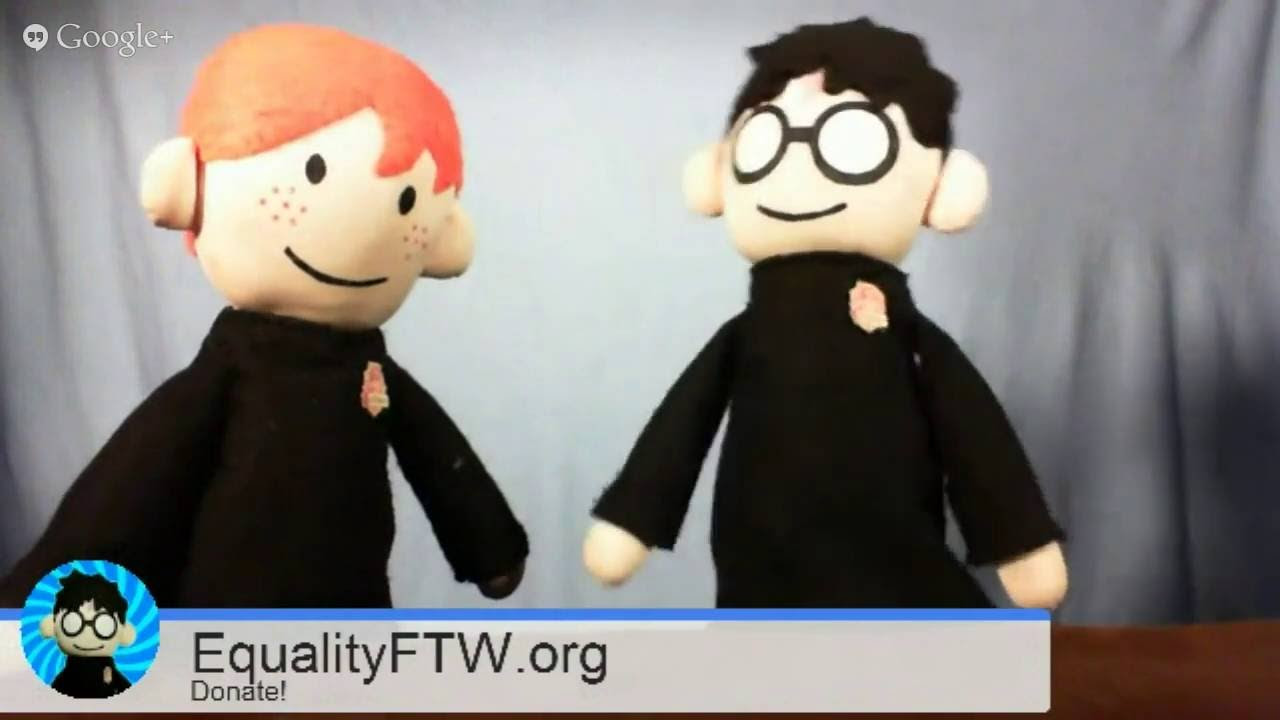 Potter Puppet Pals 2013 EqualityFTW Livestream