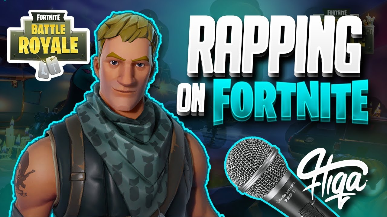 FREESTYLE RAPPING ON FORTNITE !