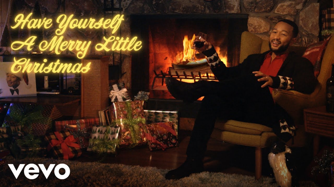 Have Yourself a Merry Little Christmas (Yule Log Video)