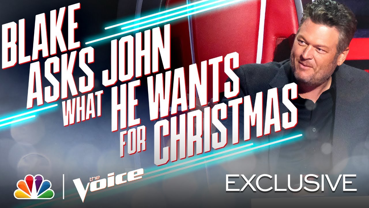 Blake Asks John to Sit on Santa's Lap - The Voice 2020 Outtakes