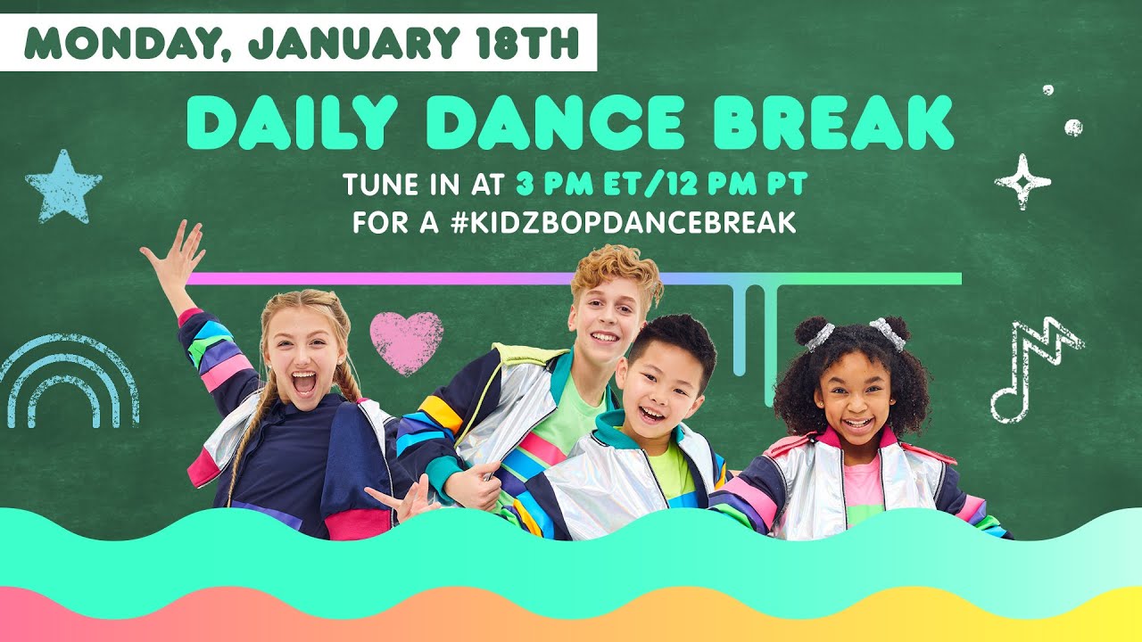 🔴 KIDZ BOP Daily Dance Break [Monday, January 18th]