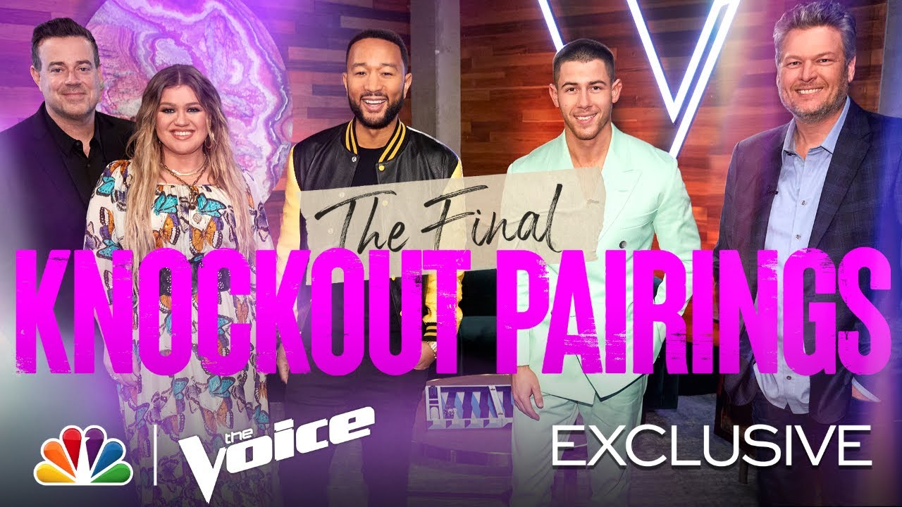 Final Knockout Pairings for Teams Kelly, Nick, Legend and Blake Revealed - The Voice Knockouts 2021