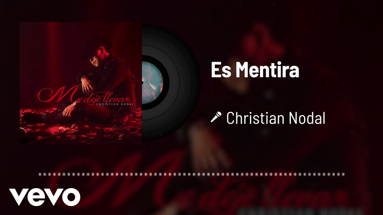 Christian Nodal - Es Mentira (Audio)