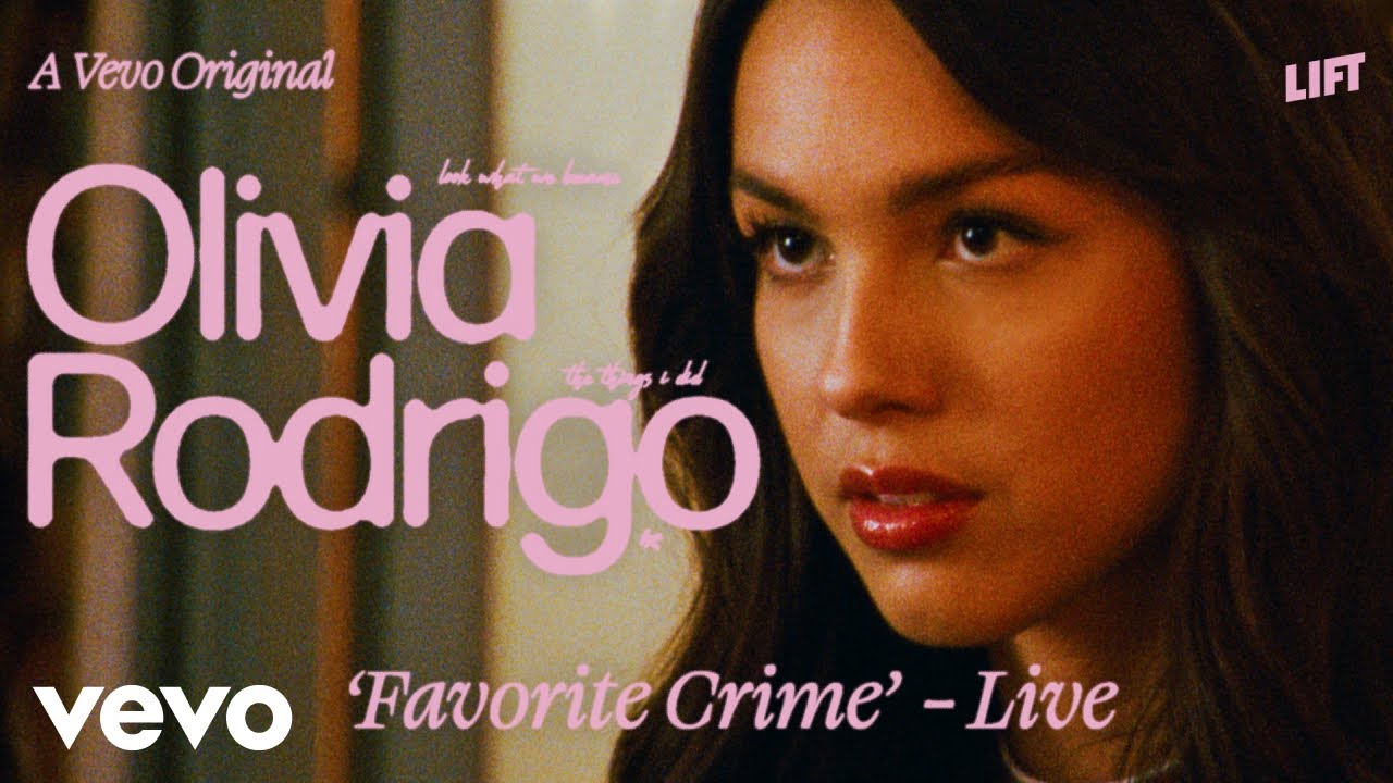 Olivia Rodrigo - favorite crime (Live Performance) | Vevo LIFT