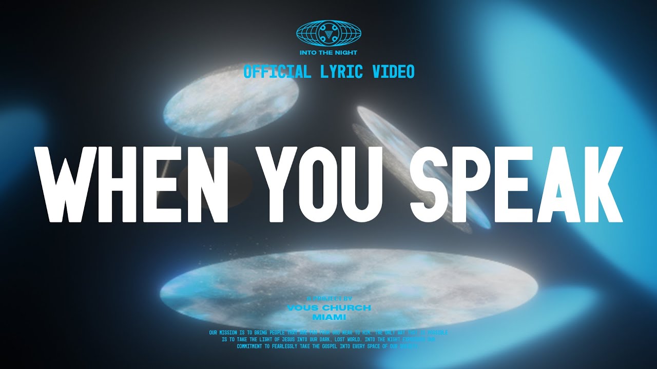 When You Speak — VOUS Worship (Official Lyric Video)