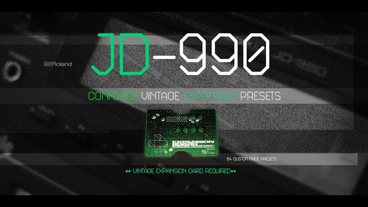 JD-990 Conforce - Vintage Expansion Presets | CONFORCE