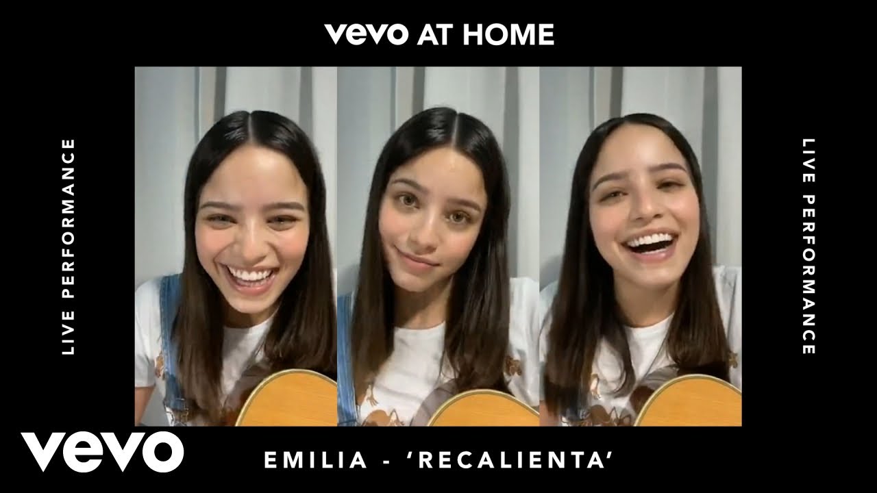 Emilia - Recalienta (Live) | Vevo at Home