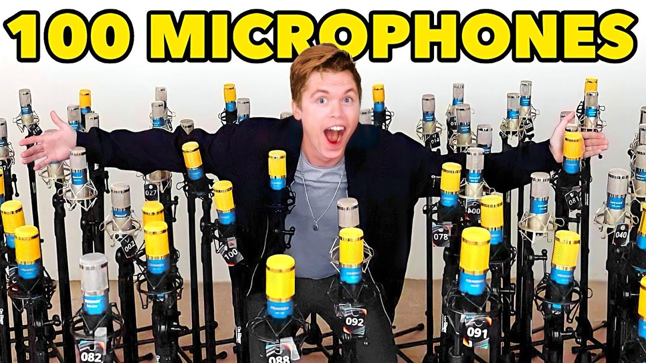 We Bought 100 Microphones To Do This...