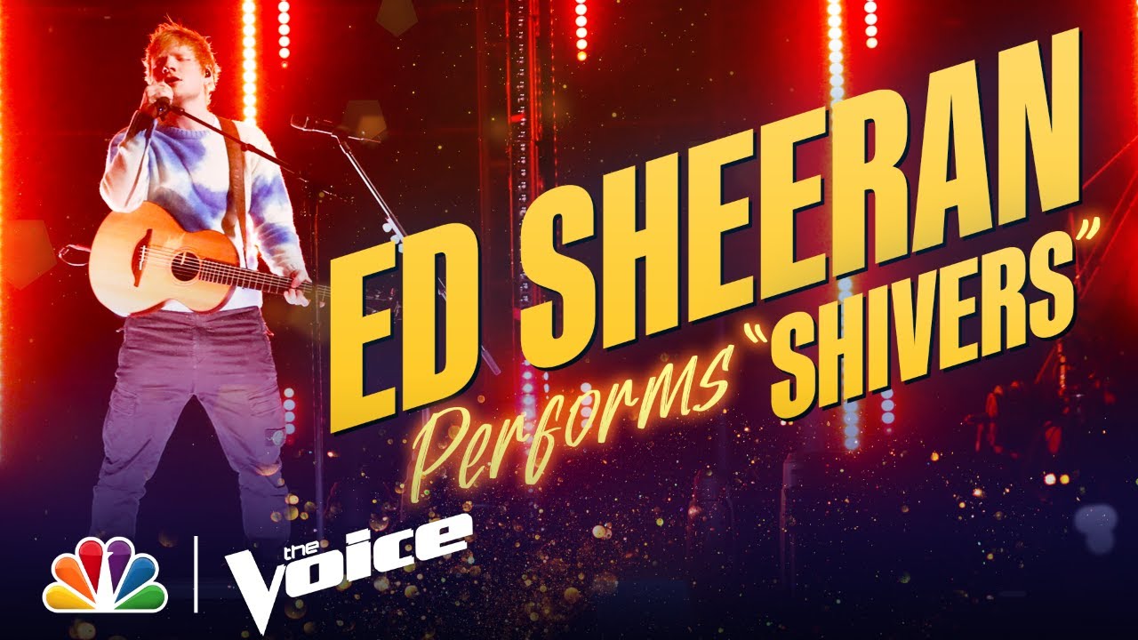 Mega Mentor Ed Sheeran Performs "Shivers" | NBC's The Voice Live Finale 2021