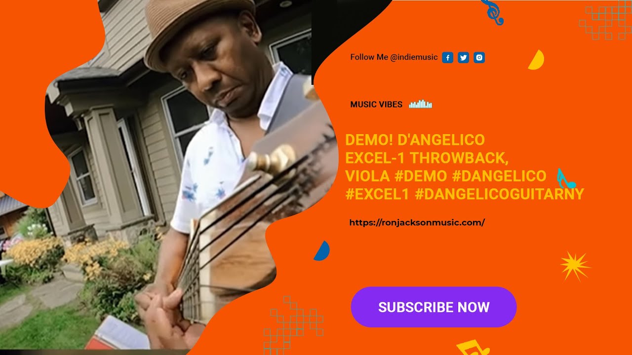 Demo! D'Angelico Excel-1 Throwback, Viola #demo #dangelico #excel1 #dangelicoguitarny