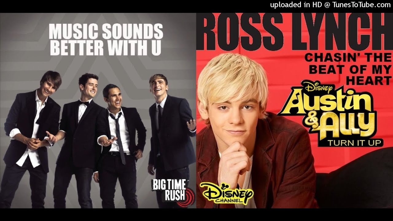 Big Time Rush Vs Ross Lynch -  Chasin' the Beat of My Sounds Better With U (PaulPoland Mash-Up)