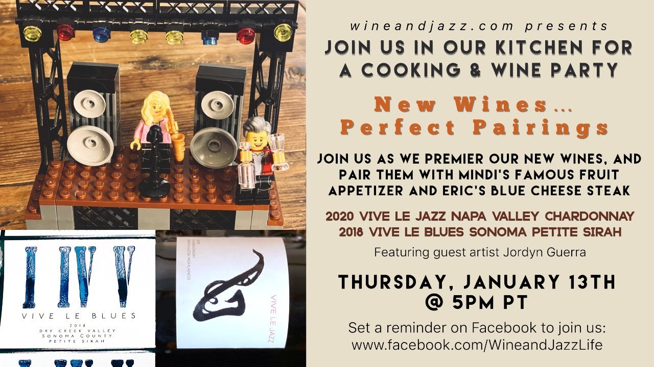 Join Us For A Cooking, Wine & Jazz Party