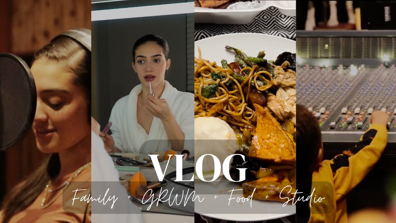 VLOG: Family + GRWM + Food + Studio | Samantha J.