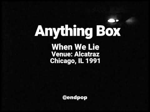 Anything Box | When We Lie | #Live from #Alcatrazz #Chicago #1990s #synthpop #newwave #Abox #Peace